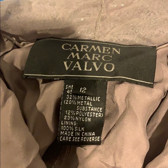 Carmen Marc Valvo evening gown size 12 - Picture 5 of 5